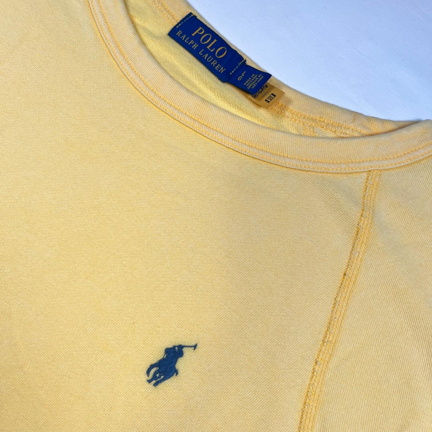 Polo Ralph Lauren Uomo Maglia Giallo Pastello