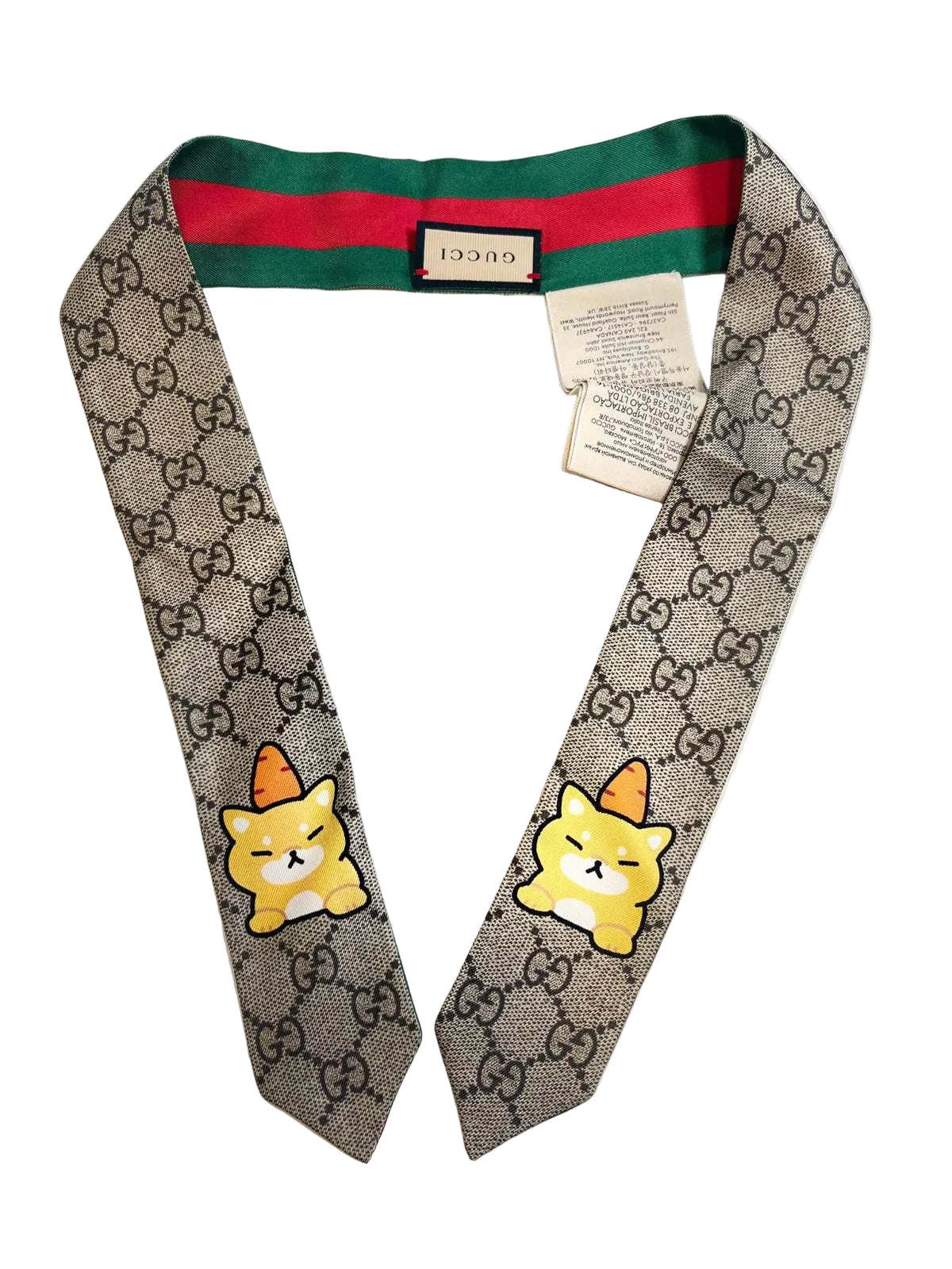 Papillon uomo Gucci seta GG Originale