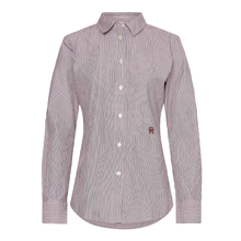 Tommy Hilfiger Camicia Donna Heritage Stripe Rouge