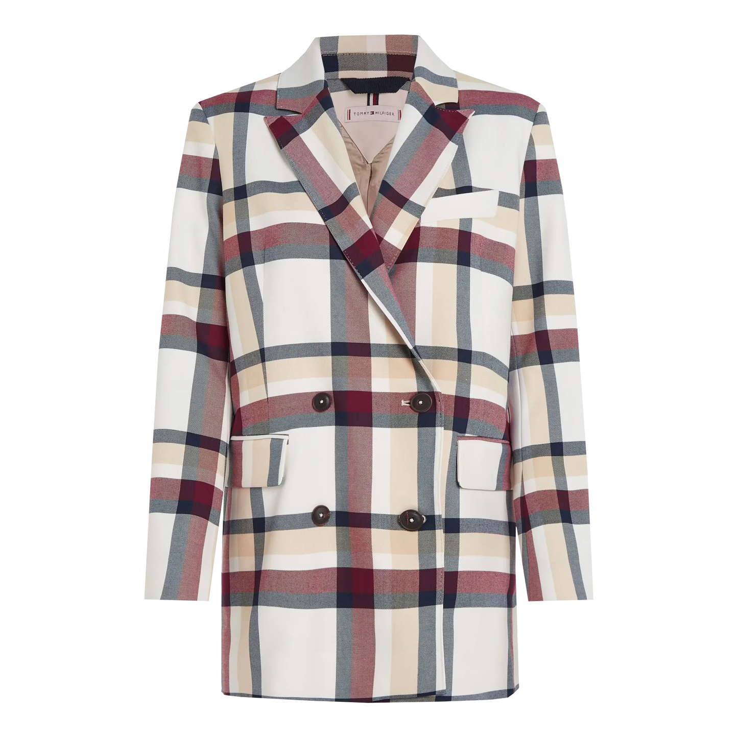 Tommy Hilfiger Blazer Donna Global Stripe Checked