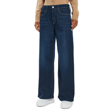 Jeans Guess Bellflower a Gamba Larga – Denim Blu Intenso