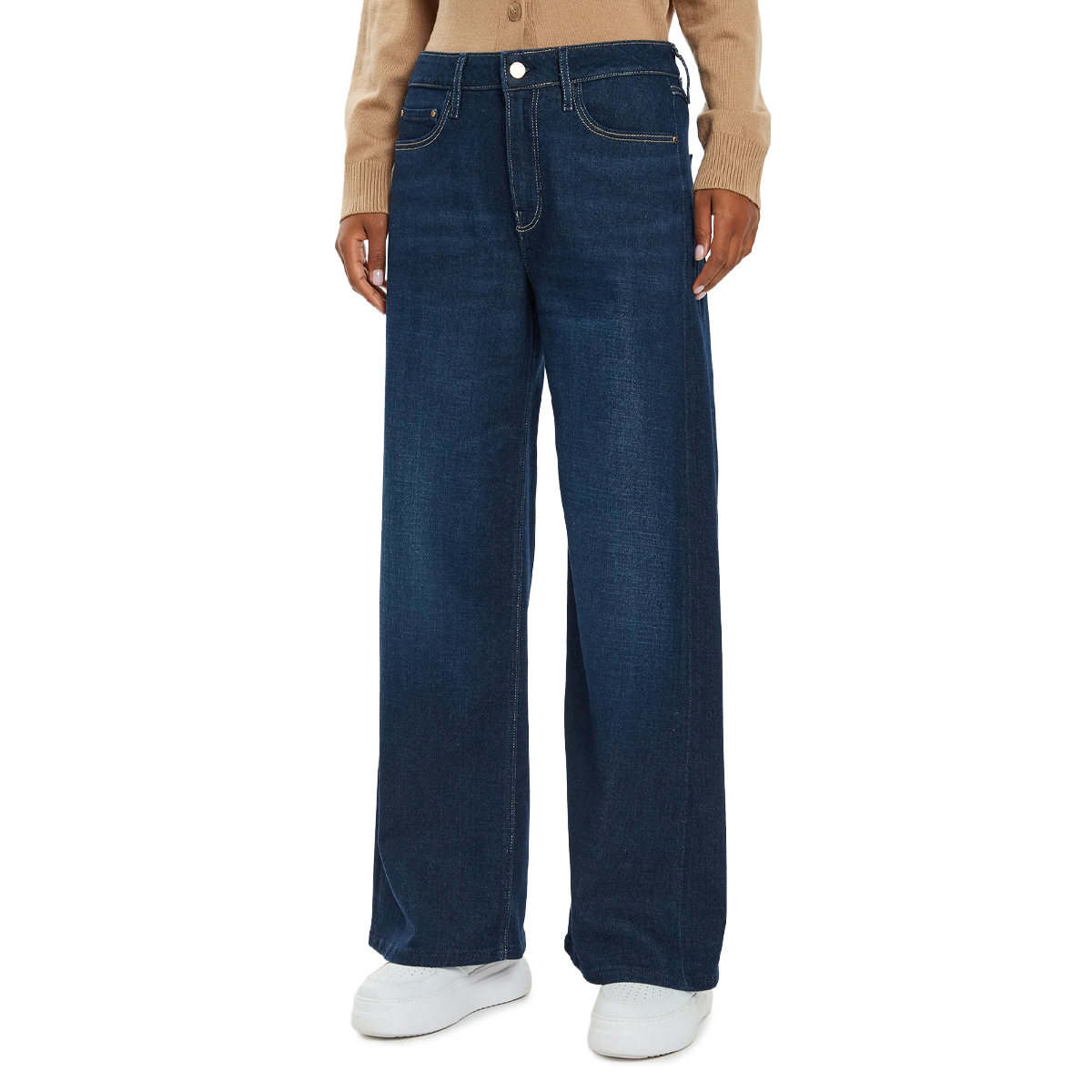 Jeans Guess Bellflower a Gamba Larga – Denim Blu Intenso