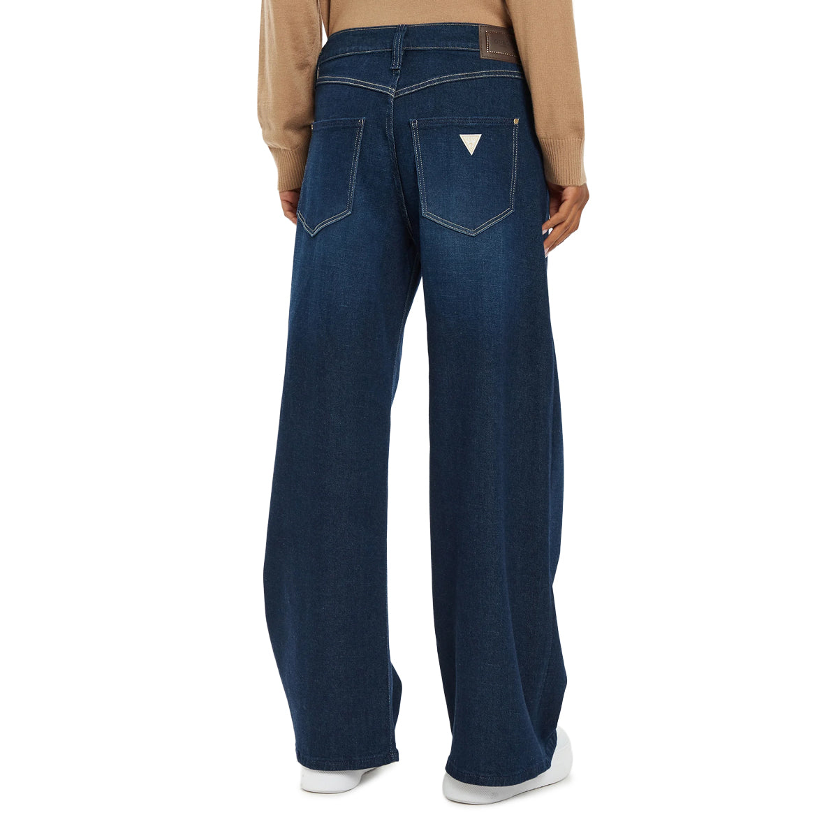 Jeans Guess Bellflower a Gamba Larga – Denim Blu Intenso