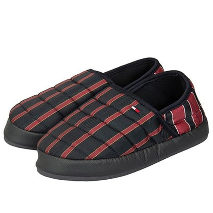 Pantofole Tommy Hilfiger a righe bicolore