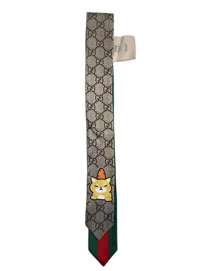 Papillon uomo Gucci seta GG Originale