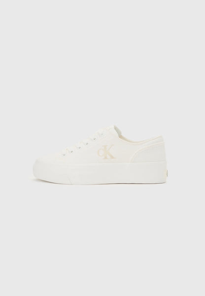 Calvin Klein VULC FLATFORM LOW Sneakers basse  triple bright white