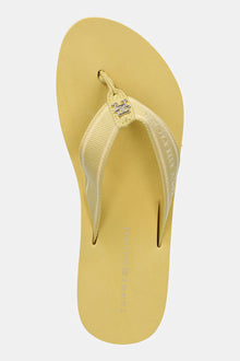 Tommy Hilfiger – Infradito Hilfiger Webbing Beach Sandal – Yellow