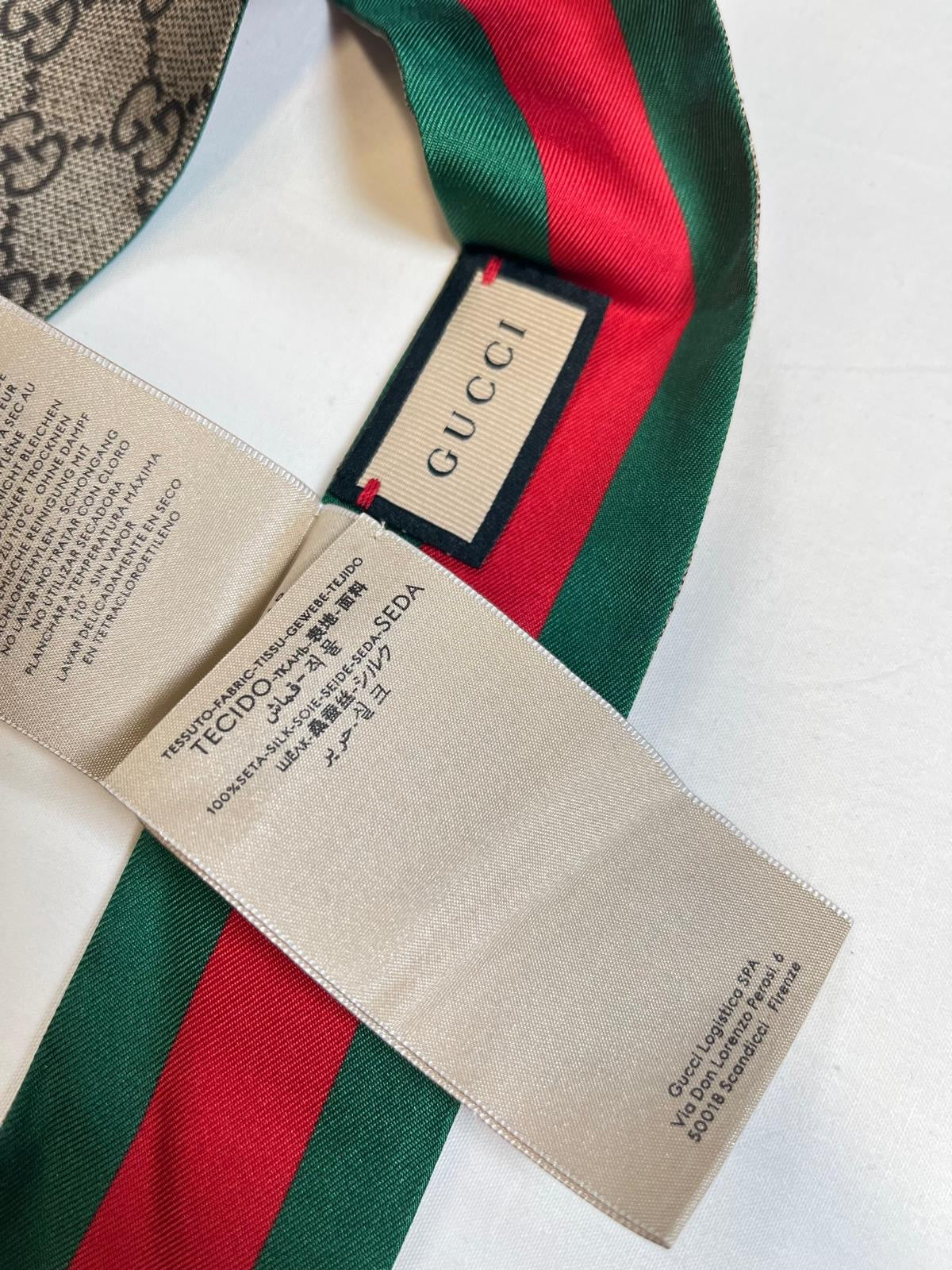 Papillon uomo Gucci seta GG Originale