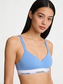 Calvin Klein Lift Bralette – Icon Cotton Modal – Glacier Blue