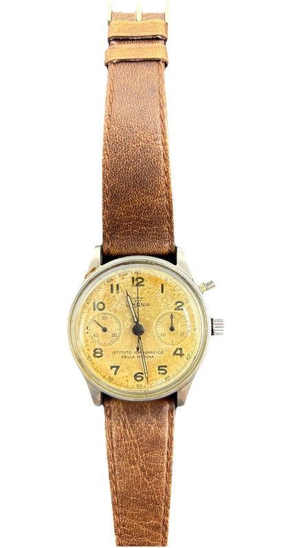LEMANIA Cronografo Militare Istituto Idrografico Marina Vintage